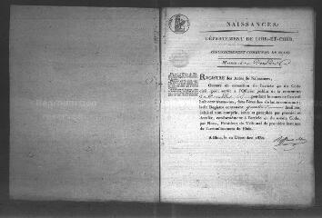 621 vues Registre d'état civil. microfilm des registres des naissances, mariages, décès. (1831-1865) : microfilm des tables décennales. (1793-1862)