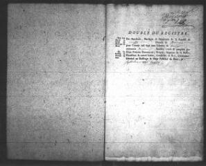 597 vues  - Registre d\'état civil. microfilm des registres des baptêmes, mariages, sépultures. (1777-1792) : microfilm des registres des naissances, mariages, décès. (1793-août 1812) (ouvre la visionneuse)