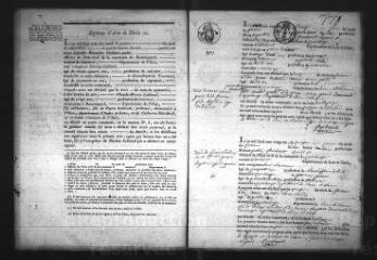 707 vues Registre d'état civil. microfilm des registres des naissances, mariages, décès. (1821-1865)