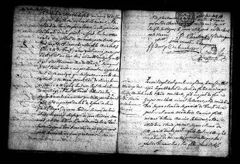 644 vues Registre d'état civil. microfilm des registres des baptêmes, mariages, sépultures. (juillet 1782-1792) : microfilm des registres des naissances, mariages, décès. (1793-1808)