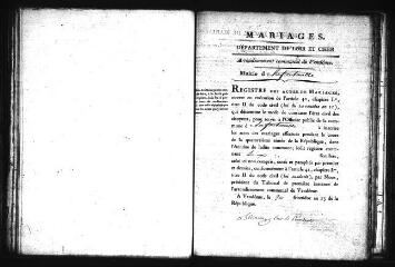 587 vues Registre d'état civil. microfilm des registres des naissances, mariages, décès. (avril 1806-1830)