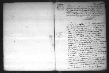 607 vues  - Registre d\'état civil. microfilm des registres des naissances, mariages, décès. (messidor an VIII-février 1837) (ouvre la visionneuse)