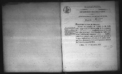 446 vues Registre d'état civil. microfilm des registres des naissances, mariages, décès. (février 1837-1862)