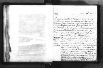 774 vues  - CHOUE. - Etat civil : microfilm des registres des baptêmes, mariages, sépultures. (1755-1780) (ouvre la visionneuse)