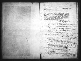 459 vues  - MONTOIRE-SUR-LE-LOIR, SAINT-LAURENT. - Etat civil : microfilm des registres des baptêmes, mariages, sépultures. (1772-1792) (ouvre la visionneuse)