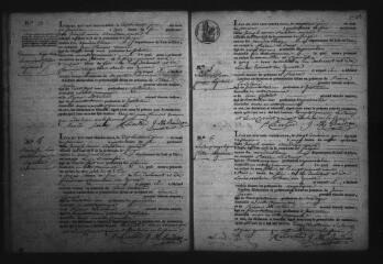 565 vues SARGE-SUR-BRAYE. - Etat civil : microfilm des registres des naissances, décès. (1833-1852)