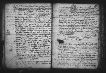 534 vues  - SOUDAY. - Etat civil : microfilm des registres des naissances, mariages, décès. (1793-an XII) (ouvre la visionneuse)