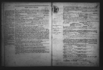 422 vues  - VENDOME. - Etat civil : microfilm des registres des mariages. (1843-1854) (ouvre la visionneuse)
