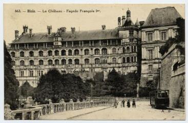 1 vue Le château, façade François 1er.