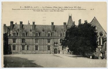 1 vue  - Le château, aile Louis XII (est). (ouvre la visionneuse)