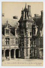 1 vue  - Le château, aile Louis XII, la tour du petit escalier. (ouvre la visionneuse)