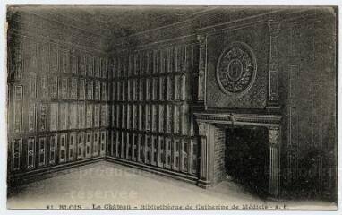 1 vue  - Le château, bibliothèque de Catherine de Médicis. (ouvre la visionneuse)
