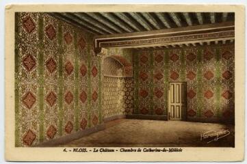 1 vue  - Le château, chambre de Catherine de Médicis. (ouvre la visionneuse)