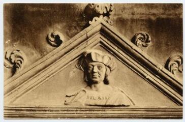 1 vue  - Le château, buste de Louis XII. (ouvre la visionneuse)
