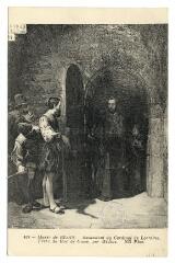 1 vue  - Le musée, tableau assassinat du Cardinal de Lorraine, frère du Duc de Guise par Médine. (ouvre la visionneuse)