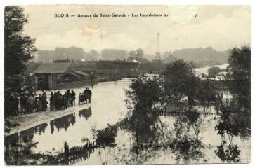 1 vue  - Avenue de Saint-Gervais, les inondations, 21 octobre 1907. (ouvre la visionneuse)