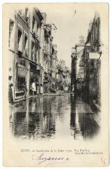 1 vue  - Inondation de la Loire 1902, rue Foulerie. (ouvre la visionneuse)