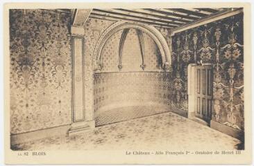 1 vue  - Le château, aile François 1er, oratoire de Henri III. (ouvre la visionneuse)