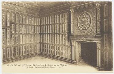 1 vue  - Le château, bibliothèque de Catherine de Médicis. (ouvre la visionneuse)