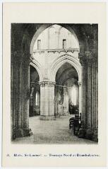 1 vue  - Saint-Laumer, transept nord et déambulatoire. (ouvre la visionneuse)