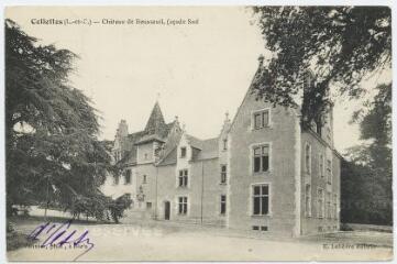 1 vue Château de Bousseuil, façade sud.