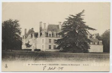 1 vue  - Château de Beauregard. (ouvre la visionneuse)