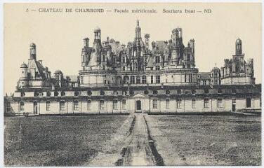1 vue Le château, façade méridionale.