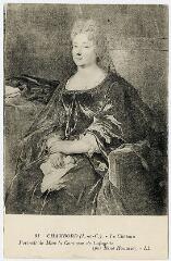 1 vue Le château, portrait de Mme La Comtesse de Lafayette.