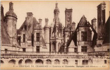 1 vue Le Château.- Lucarnes et cheminées.