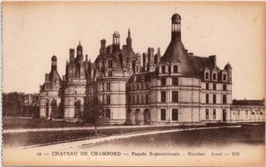 1 vue Le Château.- Façade septentrionale.