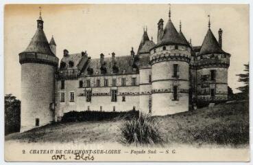 1 vue  - Le château, façade sud. (ouvre la visionneuse)