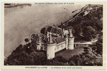 1 vue  - Le château et la Loire vus d\'avion. (ouvre la visionneuse)
