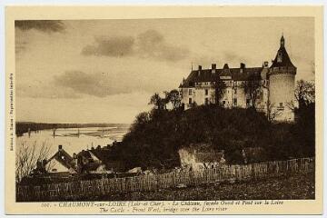 1 vue  - Le château, façade et pont sur la Loire. (ouvre la visionneuse)