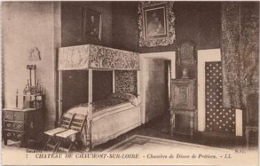 1 vue Château.- Chambre de Diane de Poitiers.
