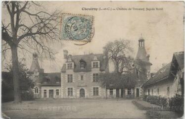 1 vue  - Château de Troussay, façade nord. (ouvre la visionneuse)