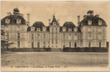 1 vue Le Château.- La Façade nord.