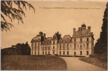 1 vue Château (mon. historique).- la façade.