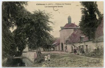 1 vue Château de Malabry, les communs et entrée.