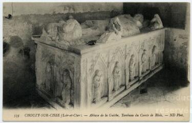 1 vue Abbaye de la Guiche, tombeau du Comte de Blois.