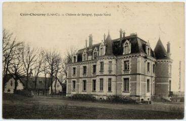 1 vue Château de Sérigny, façade nord.
