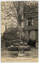 1 vue  - Monument aux morts de 1870-71. (ouvre la visionneuse)