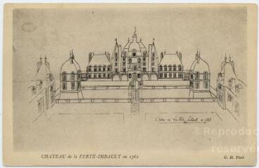 1 vue Le château en 1762. Dessin à la plume.