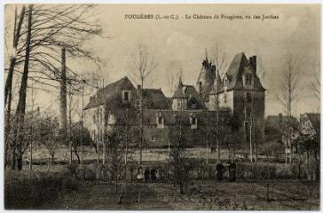 1 vue  - Le château de Fougères, vu des jardins. (ouvre la visionneuse)