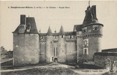 1 vue  - Le château, façade nord. (ouvre la visionneuse)