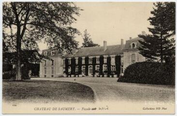 1 vue Château de Saumery, façade nord.