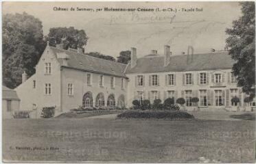 1 vue  - Château de Saumery, par Huisseau-sur-Cosson - Façade sud. (ouvre la visionneuse)