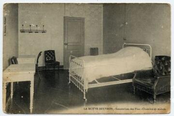 1 vue Sanatorium des pins, chambre de malade.