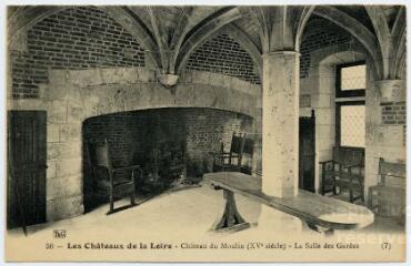 1 vue  - Château du Moulin (XVe siècle), la salle des gardes. (ouvre la visionneuse)