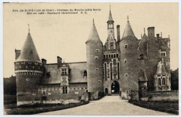1 vue Château du Moulin (côté nord). Bâti en 1480. Restauré récemment.