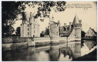 1 vue Château du Moulin (côté sud-est). Bâti en 1480. Restauré récemment.